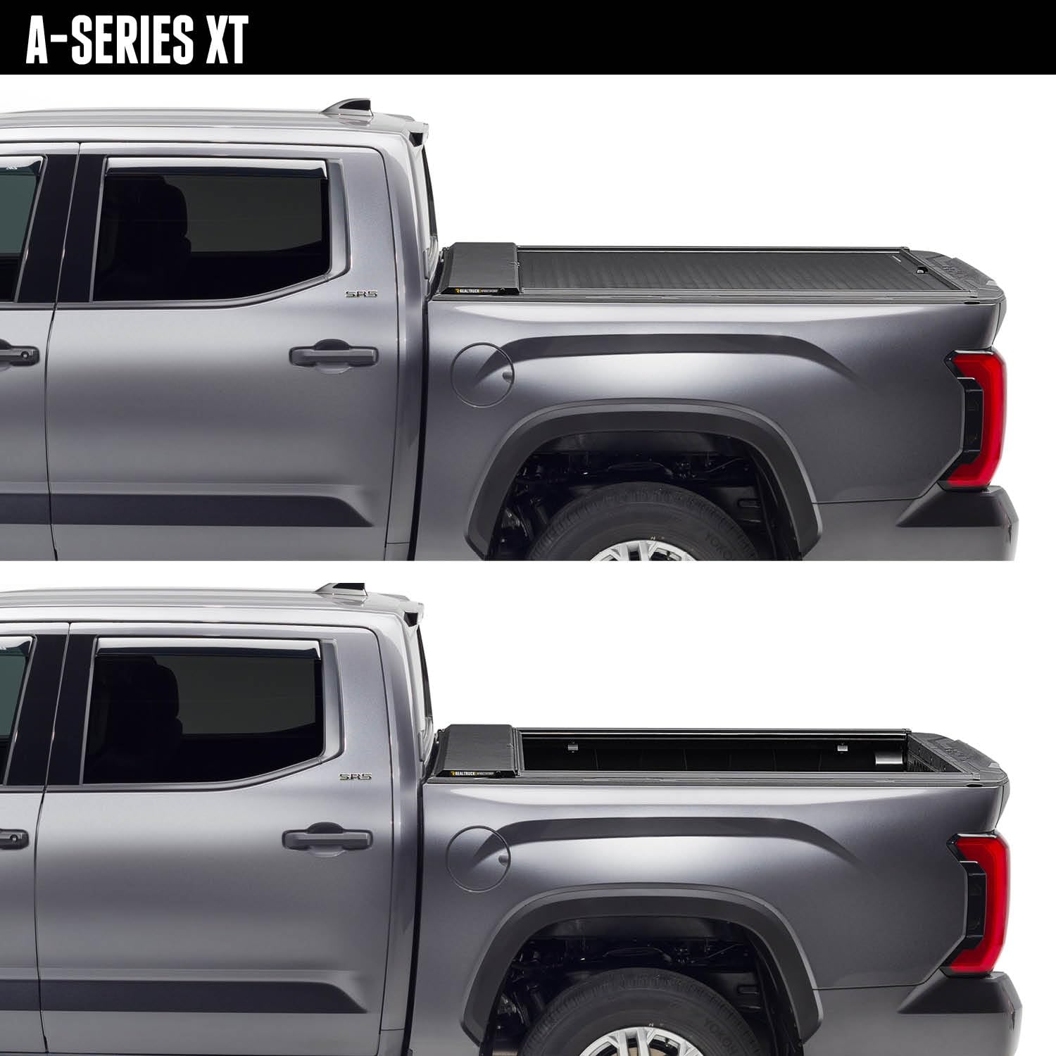 Roll-N-Lock A-Series XT Retractable Truck Bed Tonneau Cover | 223A-XT | Fits 2019 - 2025 Chevy/GMC Silverado/Sierra 1500 Not compatible with Carbon Pro bed 5' 10" Bed (69.9")