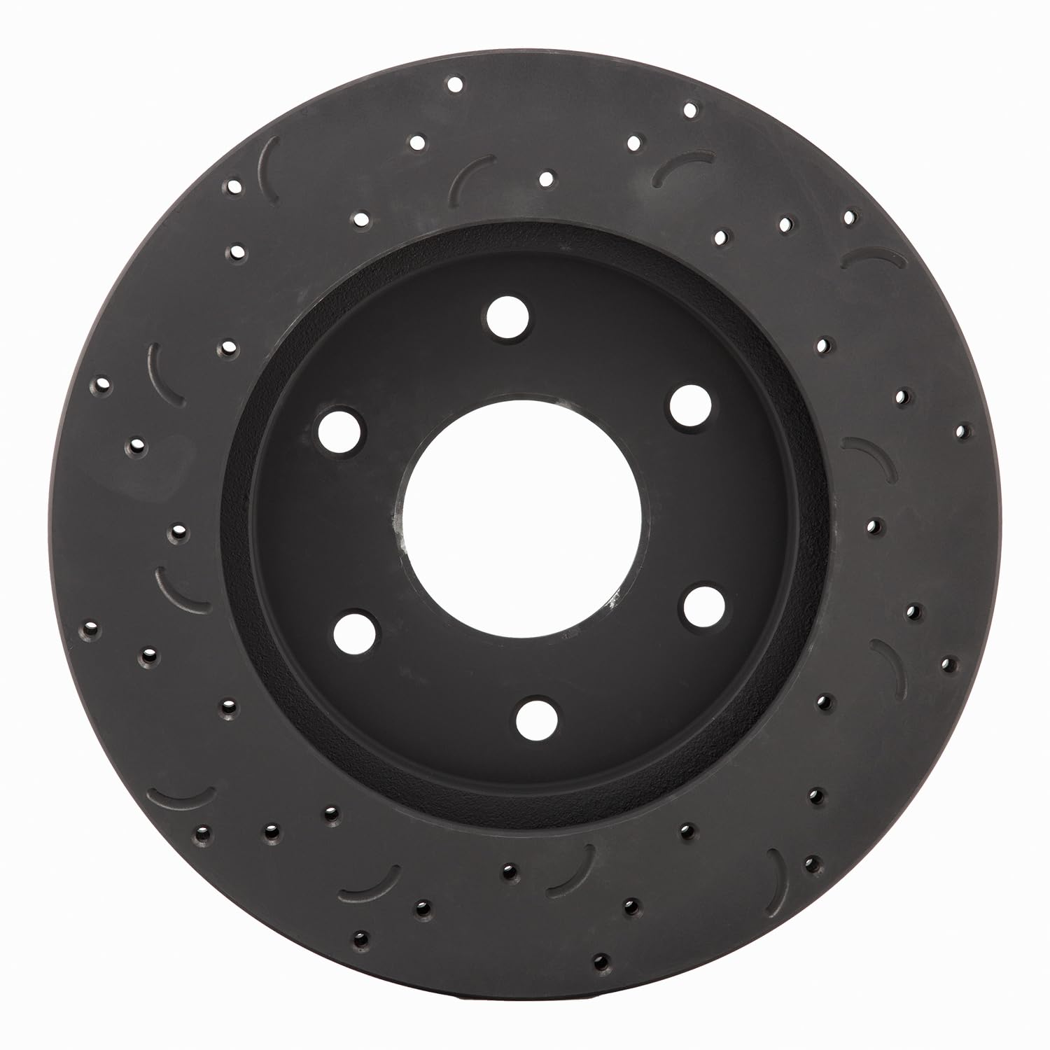 Talon Cross-Drilled and Slotted Vented Rotor, Hawk Performance Brakes, 12.59 in. Diameter, 1.68 in. Height