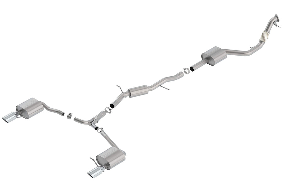 BORLA Cat-Back 140759 Performance Exhaust System for 2017-2019 Audi A4 Quattro Avant/Allroad 2.0L 4 Cyl. Automatic/Manual Transmission All Wheel Drive.