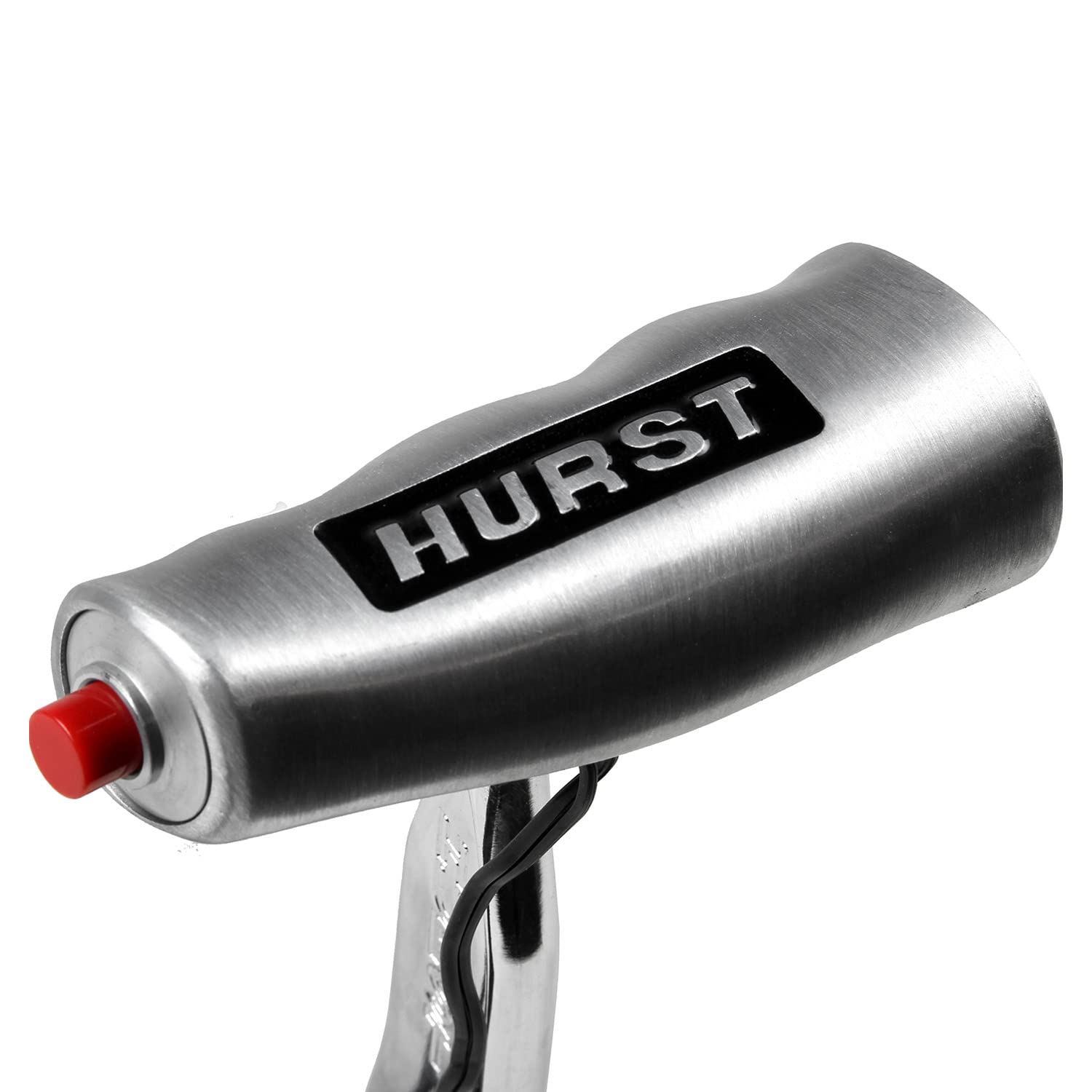 Hurst Universal "T" Handle with Button, Brushed Aluminum 1530010