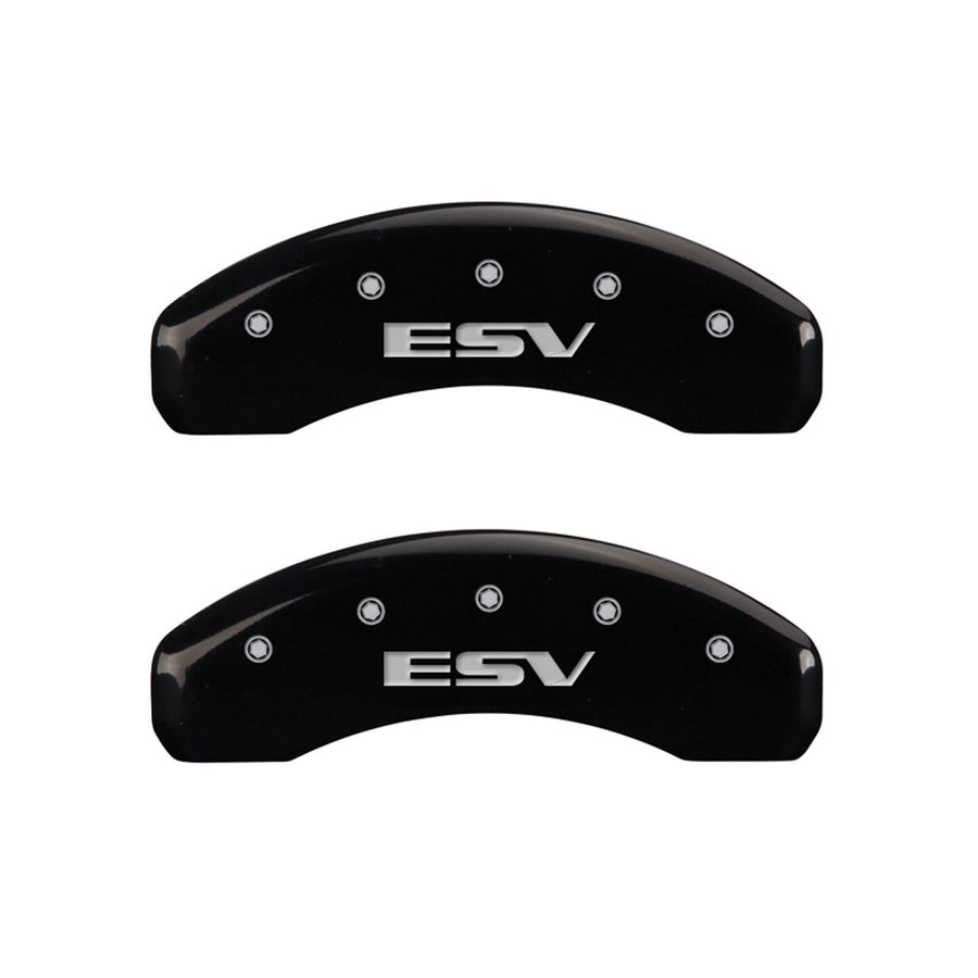 Caliper Covers MGP 35014SESVBK with Black Powder Coat Finish, (Set of 4)