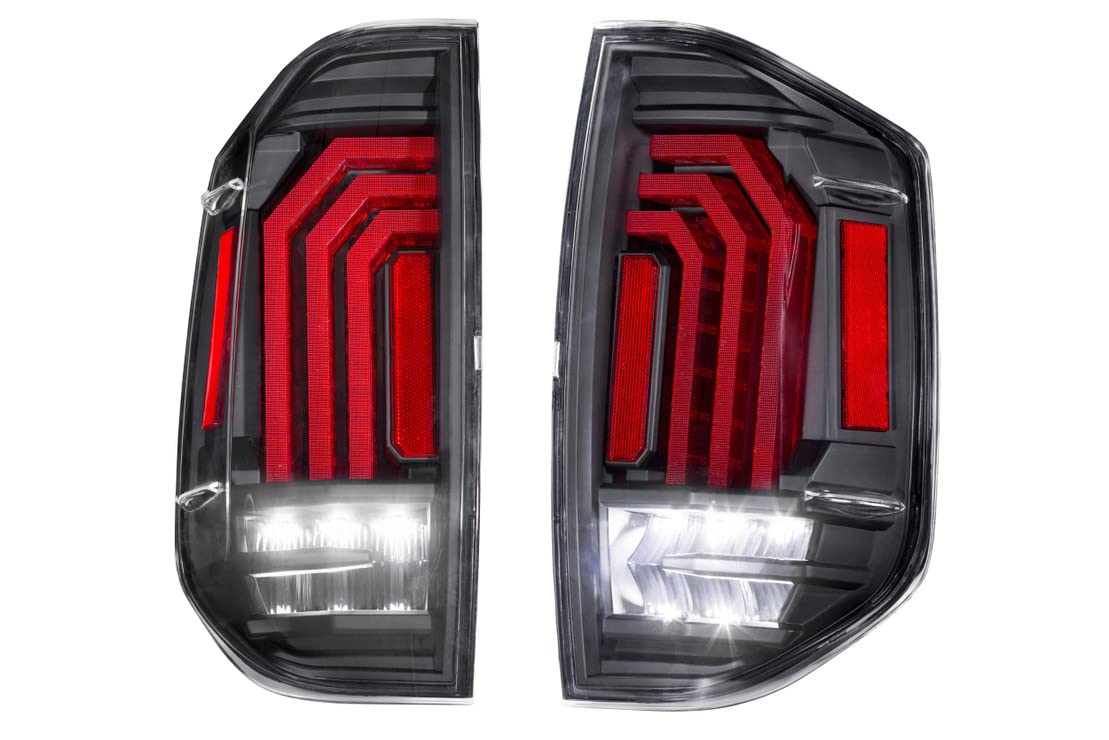 Morimoto LED XB Taillights Fits Toyota Tundra 14-21, Plug and Play Pair of Smoked Taillight Assemblies (LF705)