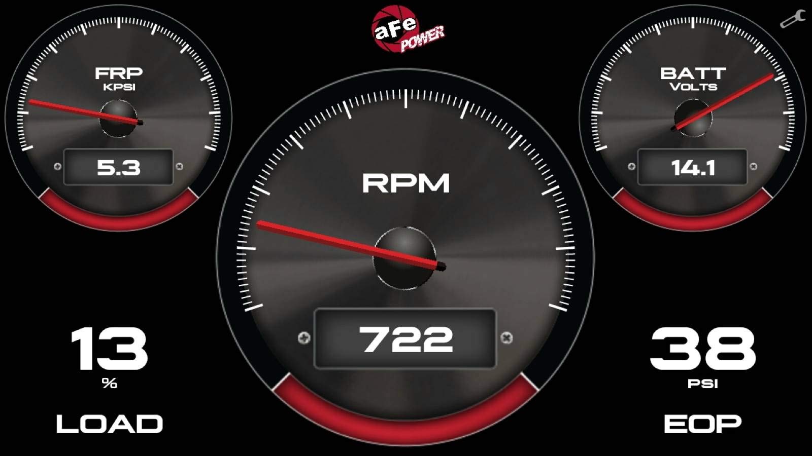 aFe Power AGD 77-91001 Advanced Gauge Display Digital 5-1/2 IN Monitor