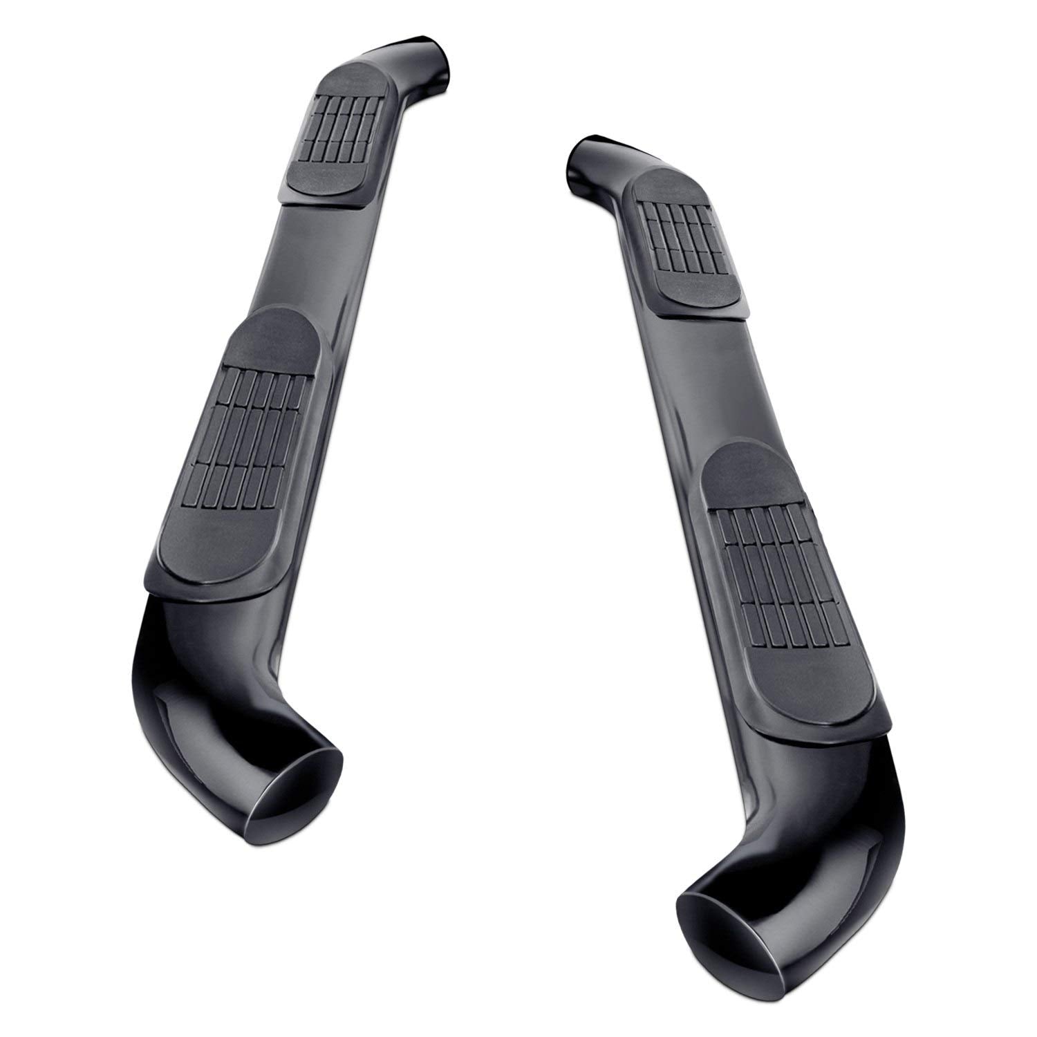 25-30900 Steelcraft 3 in. Round Side Bar Black Stainless Steel 3 in. Round Side Bar