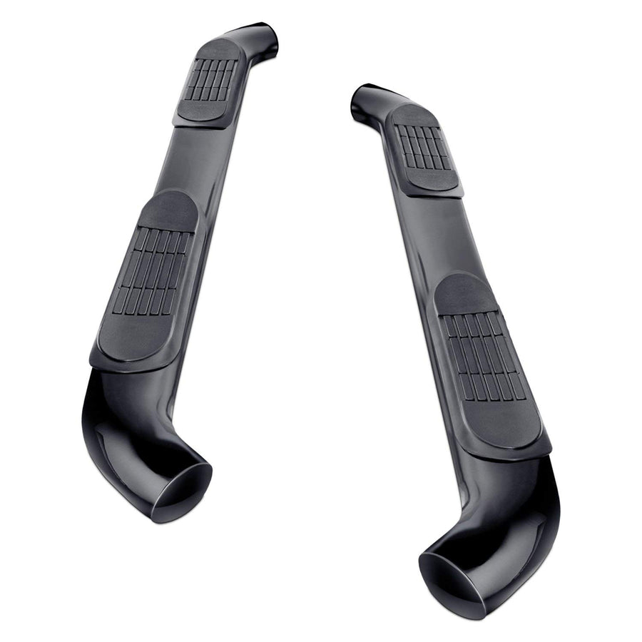 25-30900 Steelcraft 3 in. Round Side Bar Black Stainless Steel 3 in. Round Side Bar