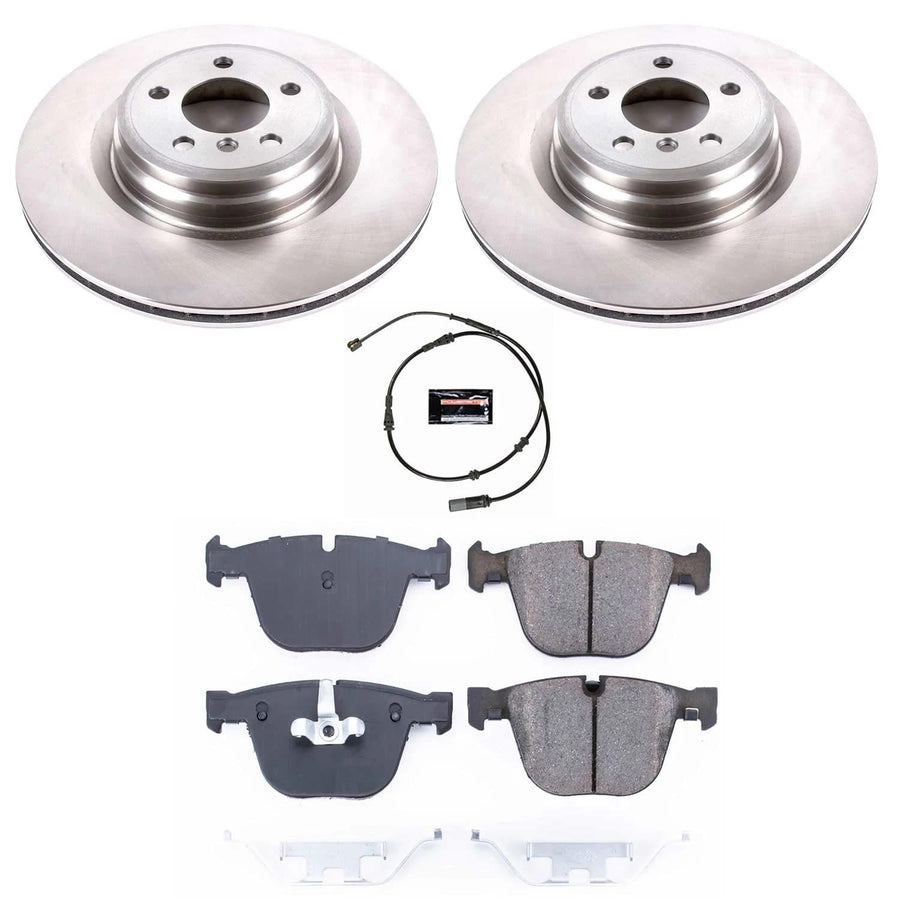 Power Stop Autospecialty KOE7087 Rear Replacement Brake Kit-OE Brake Rotors & Ceramic Brake Pads