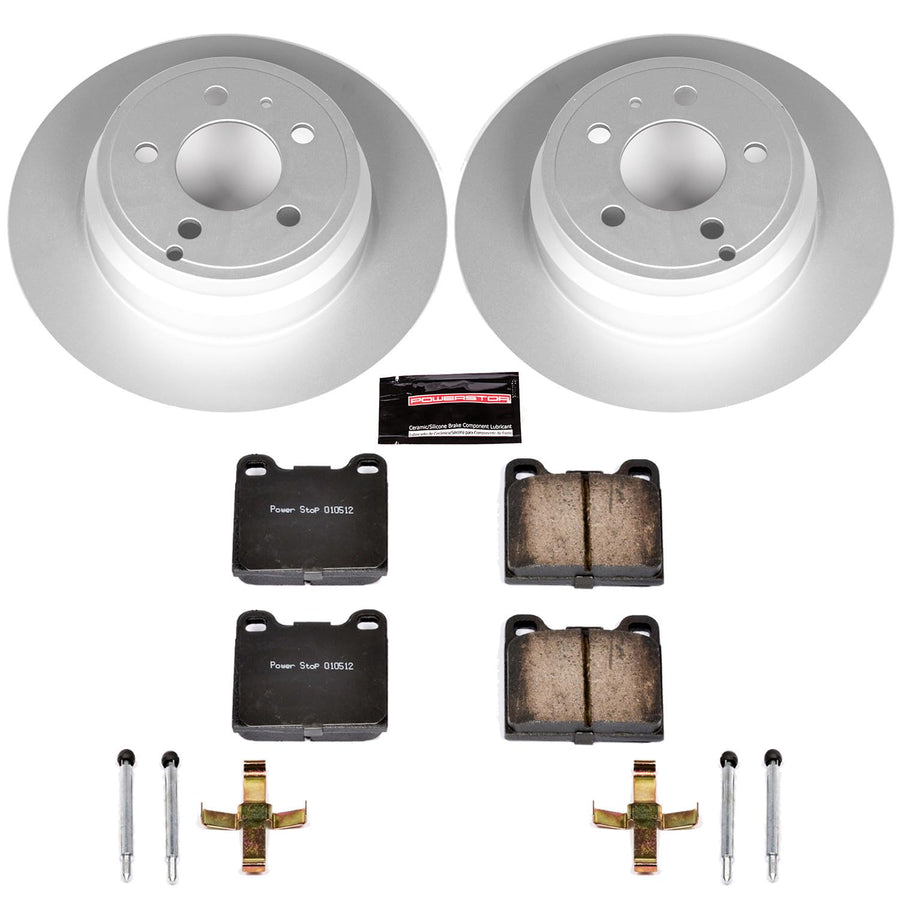 Power Stop CRK3145 Z23 Evolution Geomet Coated Brake Kit Rear For Volvo 850 1994-1997, Volvo C70 1998-2004, Volvo S70 1998-2000, Volvo V70 1998-2000 [Model Specific]