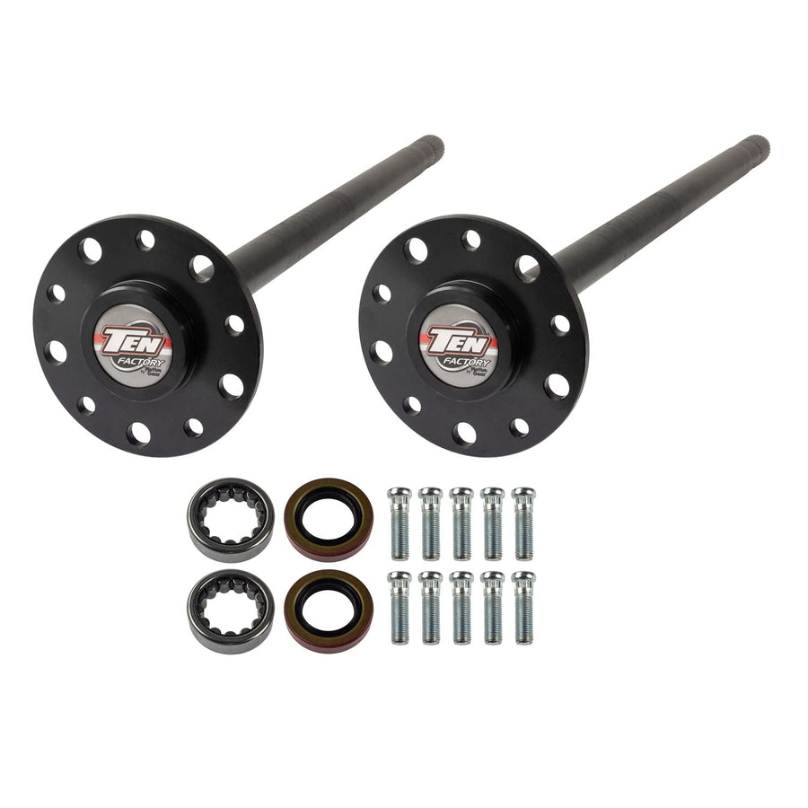 Drive Axle Shaft Assembly TEN Factory MG22109 For GM 8.875, 30 Spline Rear Axle Kit – Fits 1968–1972 Chevrolet/Camaro, Chevelle, El Camino, GMC Sprint - Replaces OEM Alloy USA 12109, GM 1255802