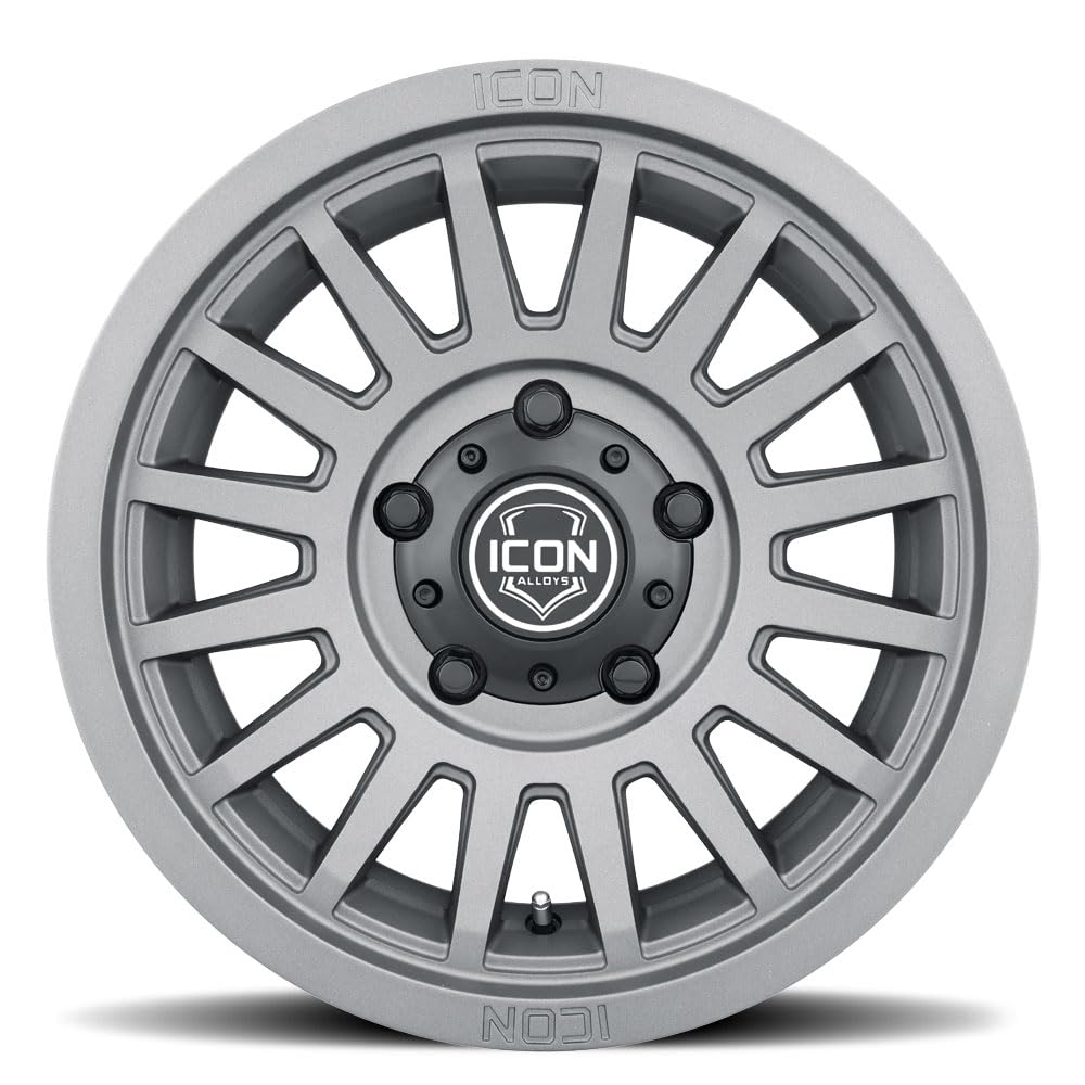 Recon SLX ICON Alloys, Charcoal, 17 x 8.5/6 x 5.5, 25mm Offset, 5.75" BS