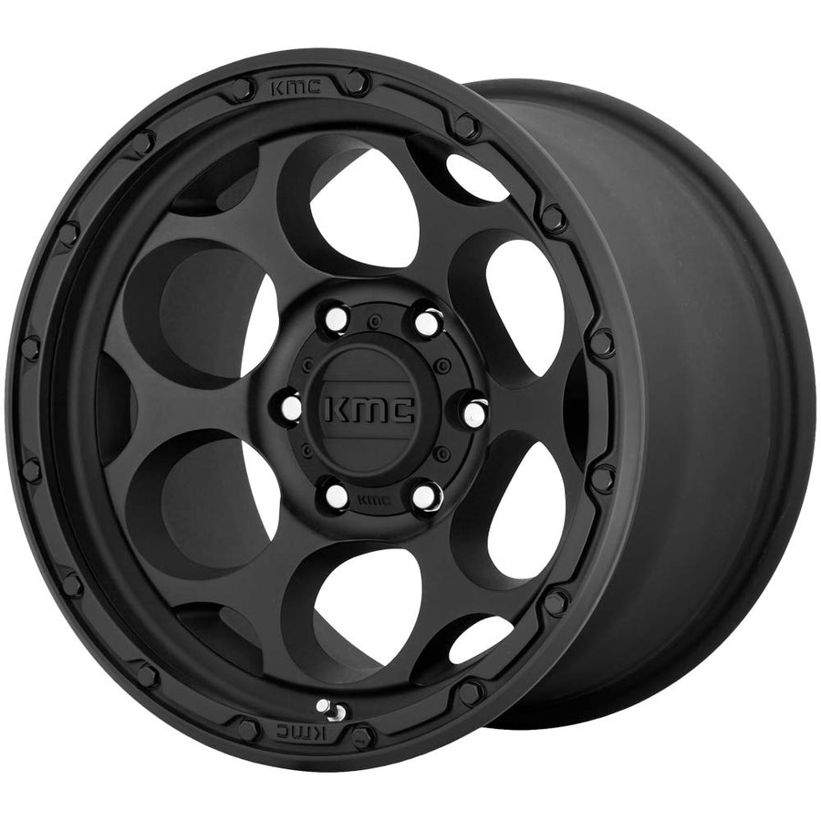 KMC Wheels 18X8.5 DIRTY HARRY 6X4.55.46 18mm TEXTURED BLACK - KM54188564718