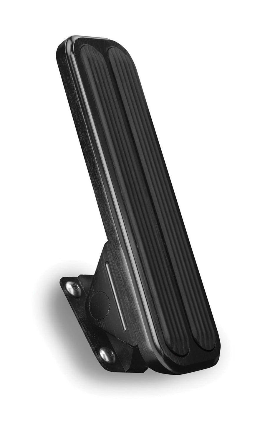 Black Lokar XFMG-6098 Floor Mounted Gas Pedal with Rubber