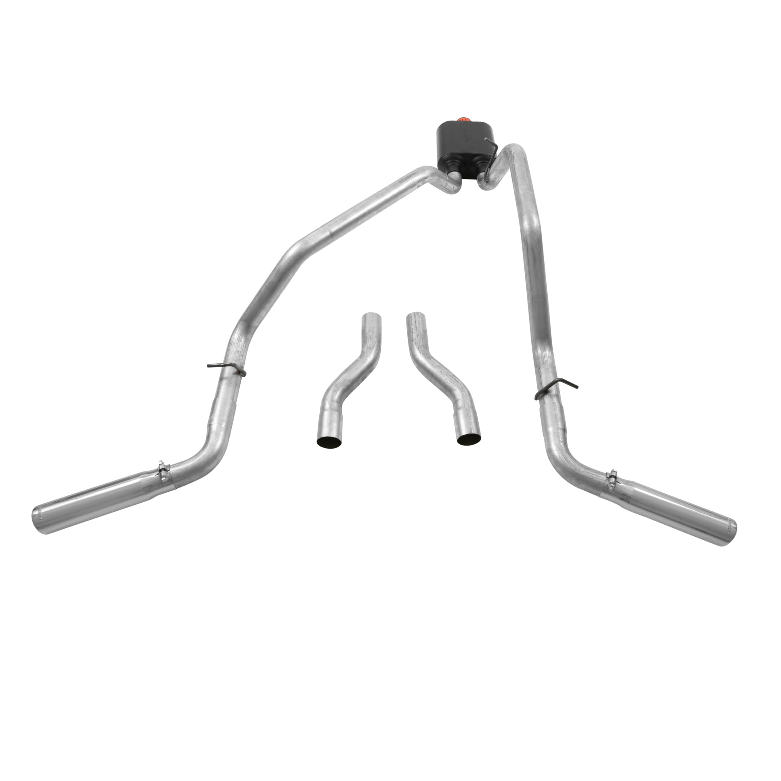 Flowmaster American Thunder 817473 Cat-Back Exhaust Kit Dual 2.5 Inch Stainless Steel 3 Inch Stainless Tips Compatible with 1993-1995 Chevy Silverado GMC Sierra K1500 5.0L 5.7L Extended Cab Short Bed