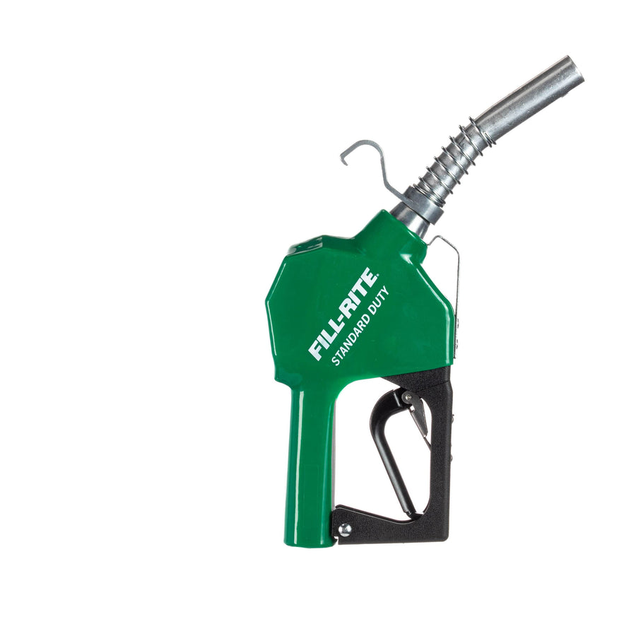 Fill-Rite ¾" SDN075GAN Automatic Standard Duty Fuel Transfer Nozzle, Green - 3 to 15 GPM for Gasoline, Diesel, Biodiesel up to B20, E15 & Kerosene