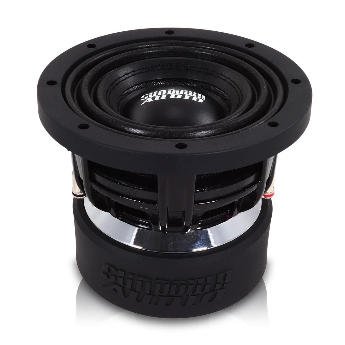 6.5” D2 Sundown Audio U Series Subwoofer – 500W RMS/1000W Peak, Dual 2 Ohm, 1.75" Black Aluminum VC, 19mm Xmax, Heavy-Duty Cast Basket Car Sub