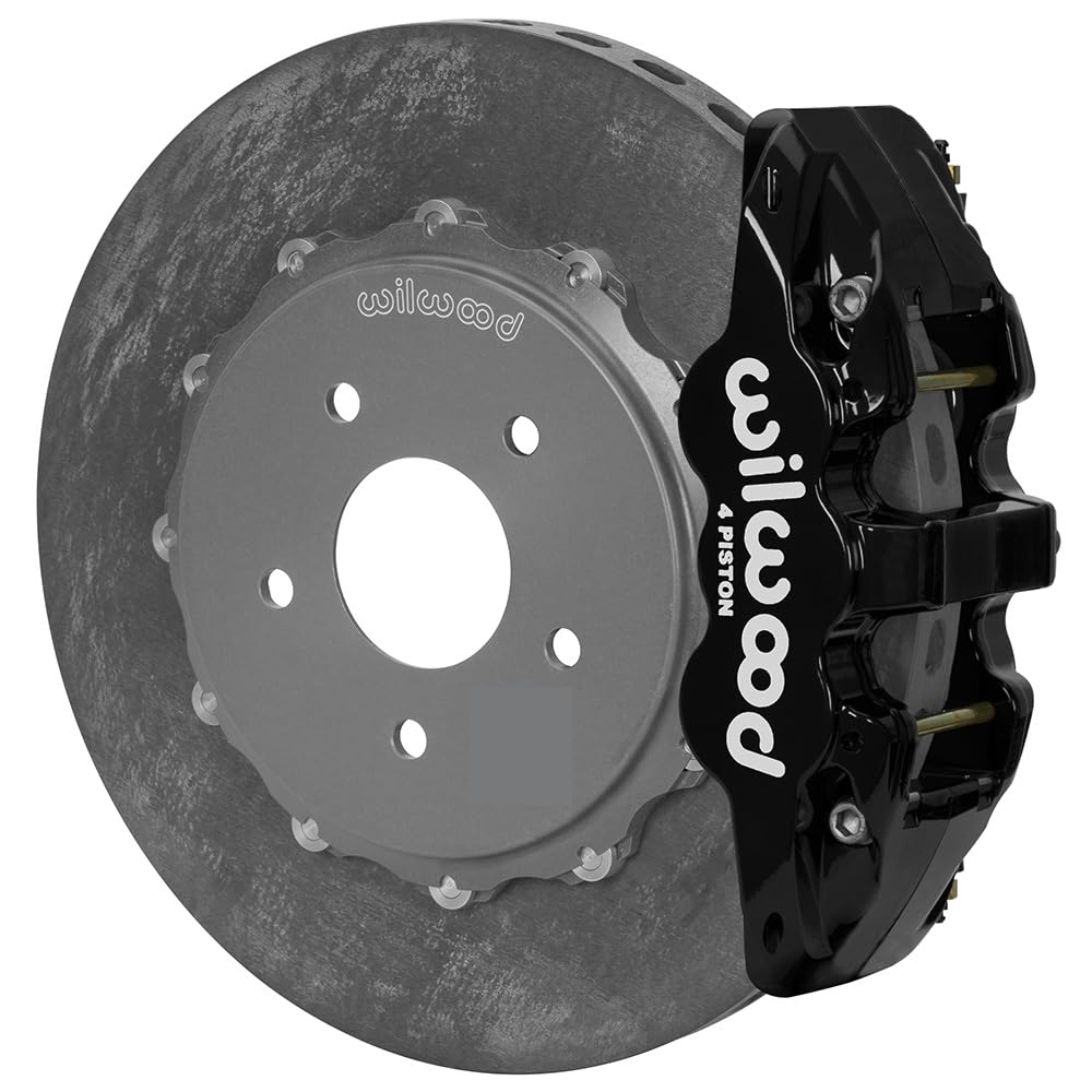 Dynamic AERO4 Rear P-Brk Kit,14.00" C/SiC,Black