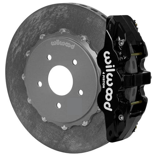 Dynamic AERO4 Rear P-Brk Kit,14.00" C/SiC,Black