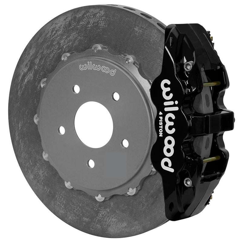 Dynamic AERO4 Rear P-Brk Kit,14.00" C/SiC,Black