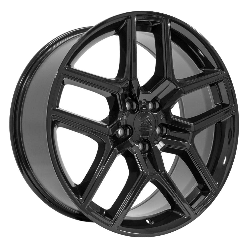 20 Inch OE Wheels FR73 Rim Fits Explorer Style 5x114.3 20x9 Gloss Black - Hollander 10061 (1)