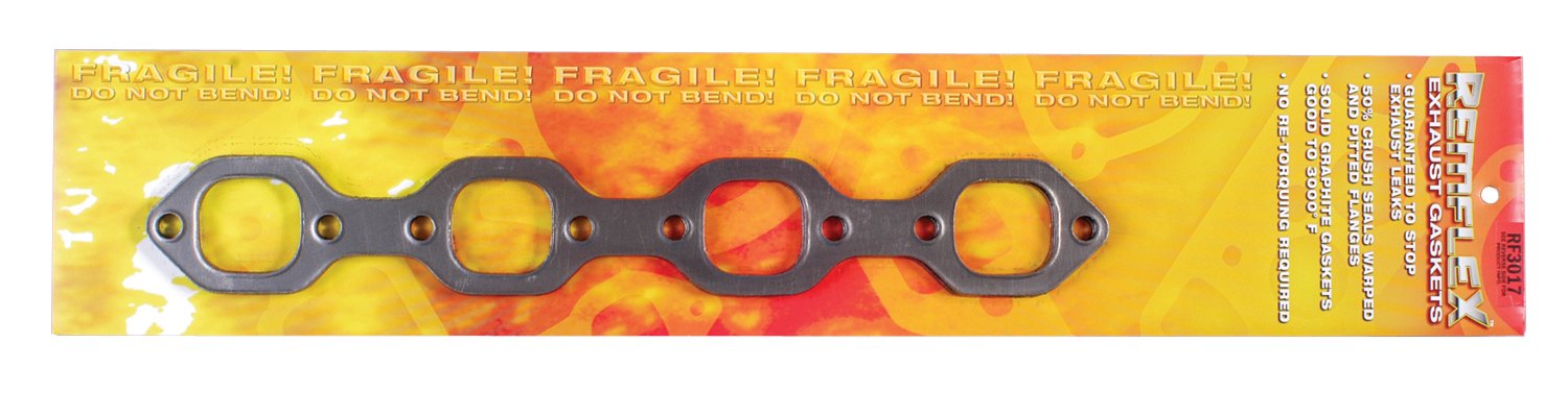 Exhaust Gasket Remflex 3017 for Ford V8 Engine, (Set of 2)