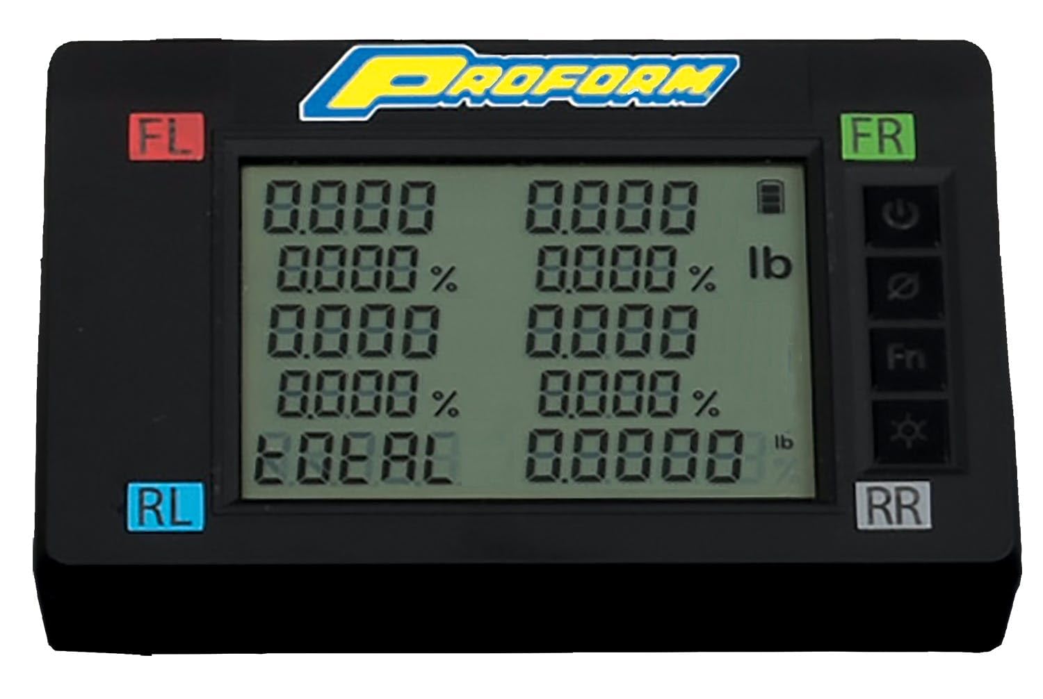 ProForm Slim Vehicle Scale, Electric, 15 in Square, 1750 Capacity Pad, Wireless, Case/Controller/Pads, Kit (TCI67644)