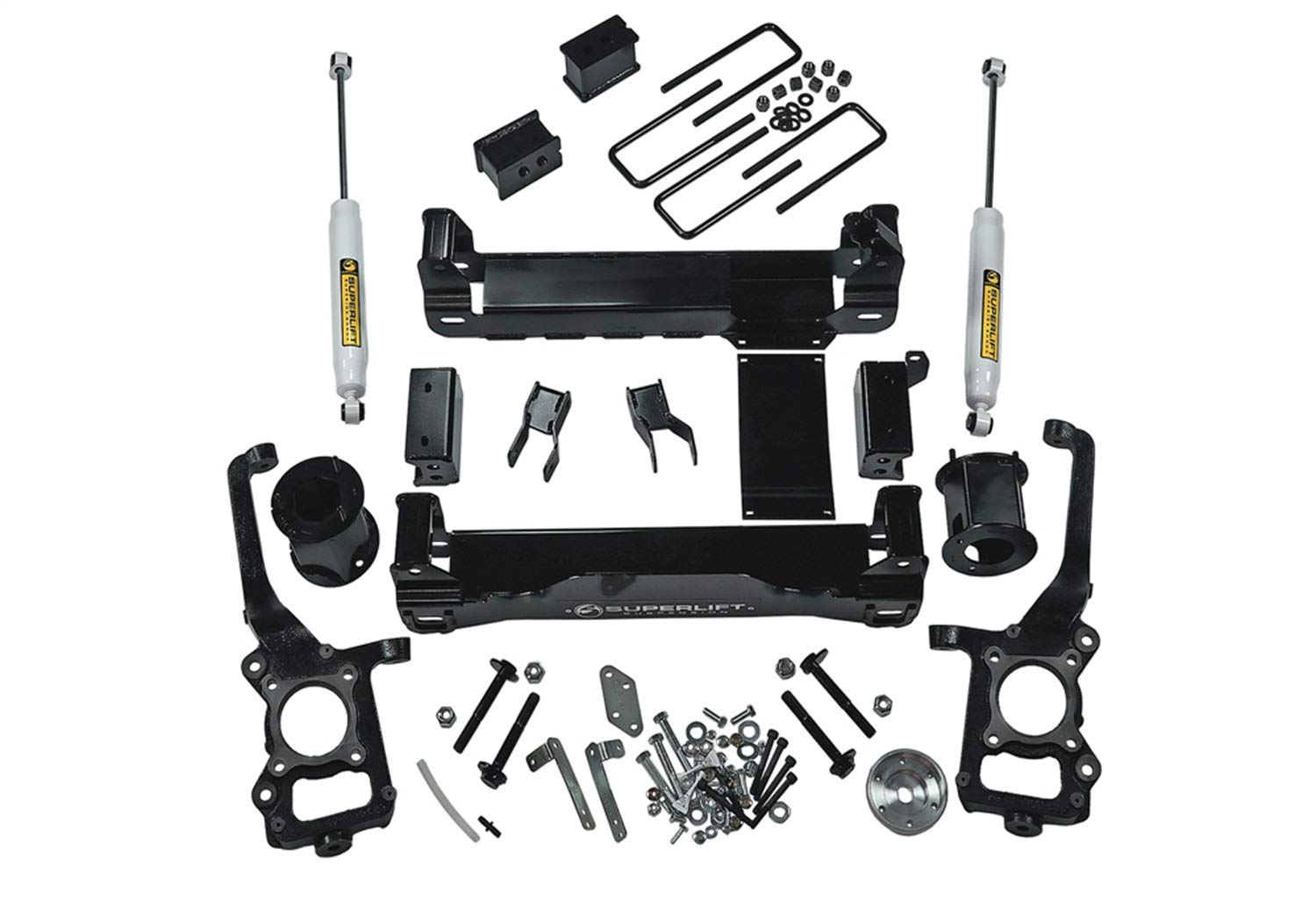 SUPERLIFT RealTruck SUSPENSION 6" Lift Kit for Ford F-150 | Complete Lift Kit with Front Strut Spacers & Rear Shadow Series Shocks | K179 | Fits 2009-2014 Ford F-150 4WD