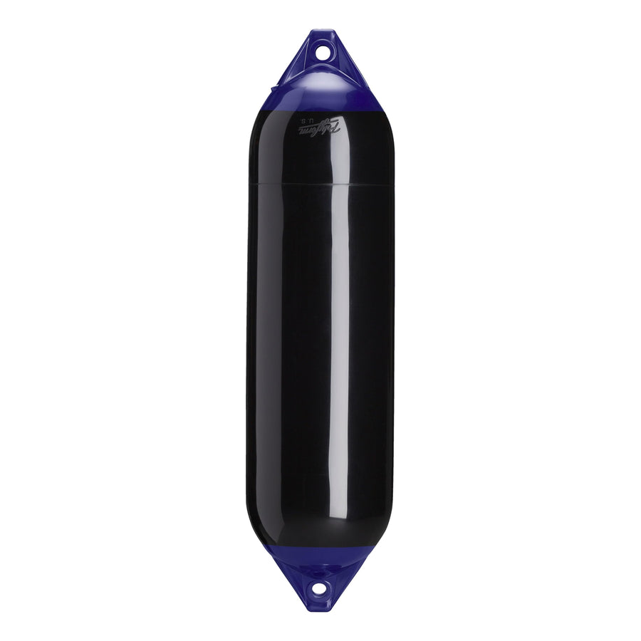 Polyform F-Series F-6 Standard Boat Fender - Blue Ropehold Black