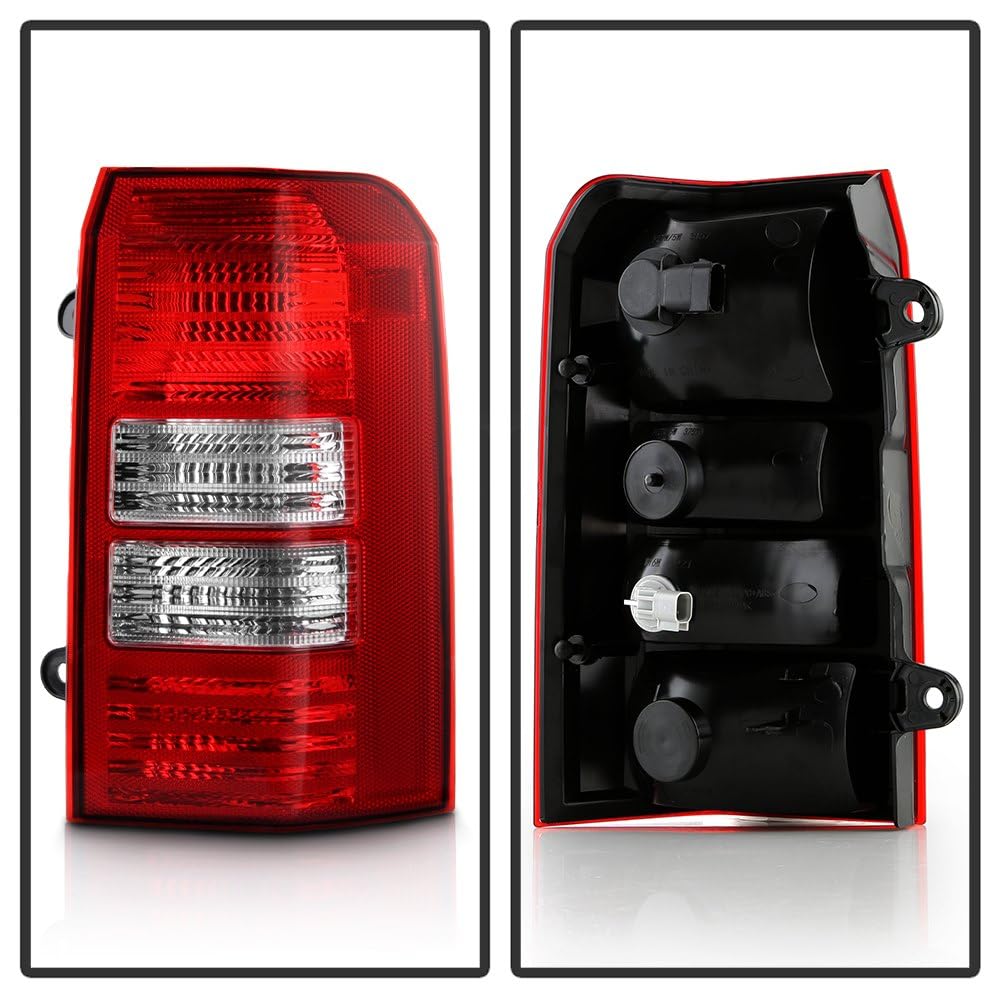 Jeep Patriot 08-13 Spyder (OE) OEM Tail Lights - Signal-3157(Included) ; Parking-LED ; Reverse-7440(Not Included) ; Brake-LED - Set