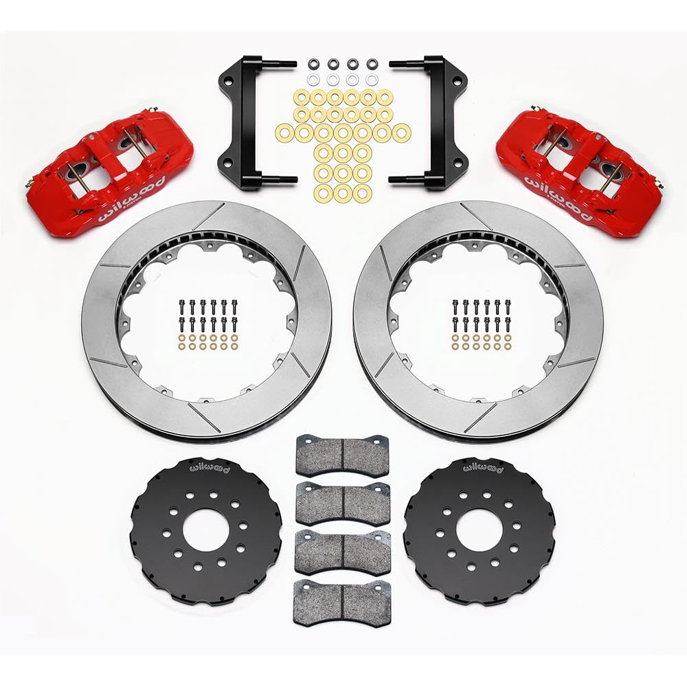Wilwood Front Hat Kit AERO6 15.00 Red 97-04 Corvette C5/Z06 05-13 C6