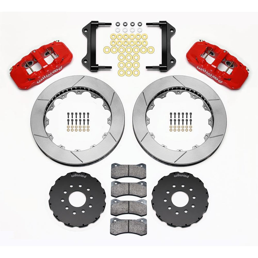 Wilwood Front Hat Kit AERO6 15.00 Red 97-04 Corvette C5/Z06 05-13 C6