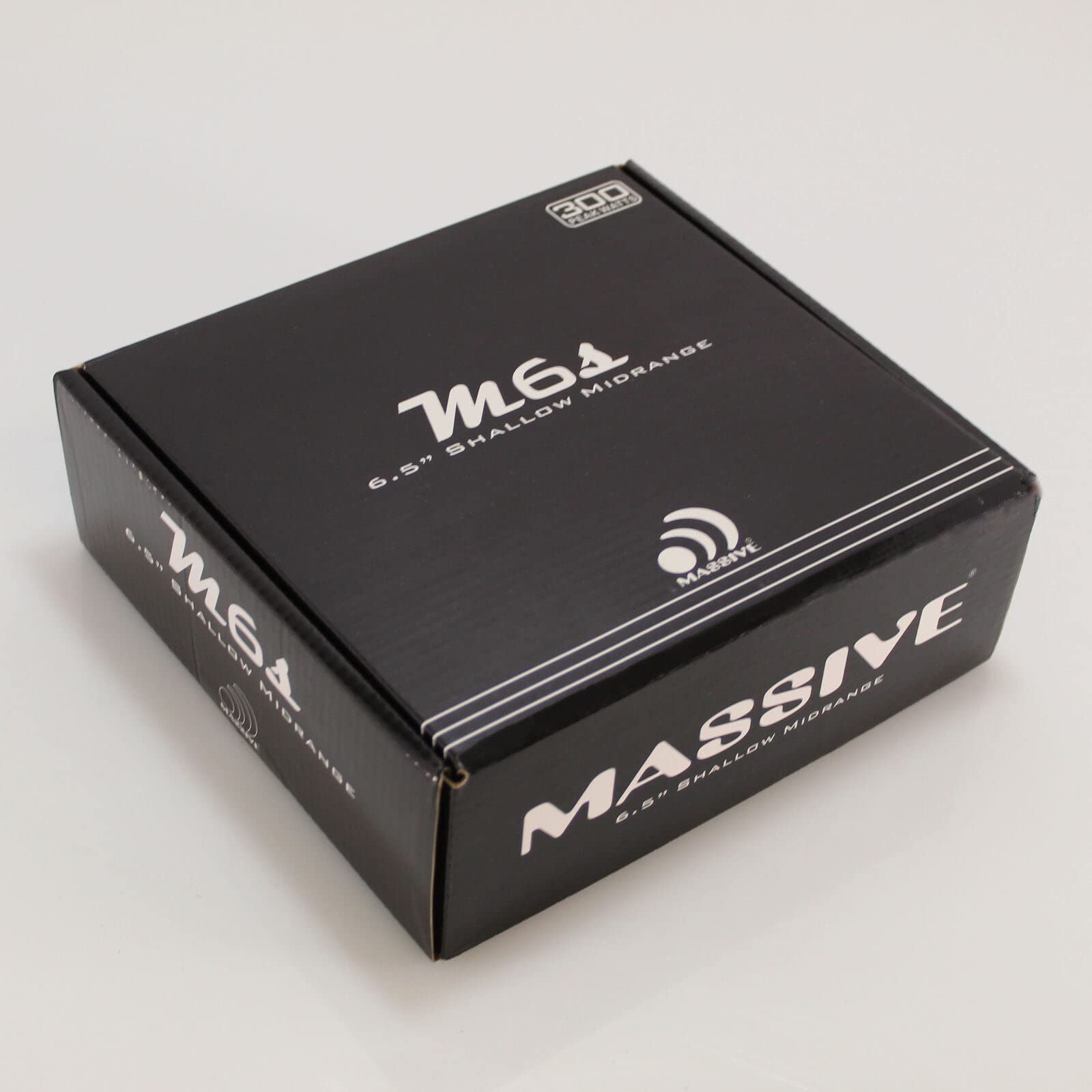 M6S Massive Audio 6.5” Shallow Mount Mid-Range Speaker | 200W Max, 4 Ohm, Slim Design, High Sensitivity Car Audio Mid Driver for Tight Spaces, Clear Vocals & Pro Sound Performance