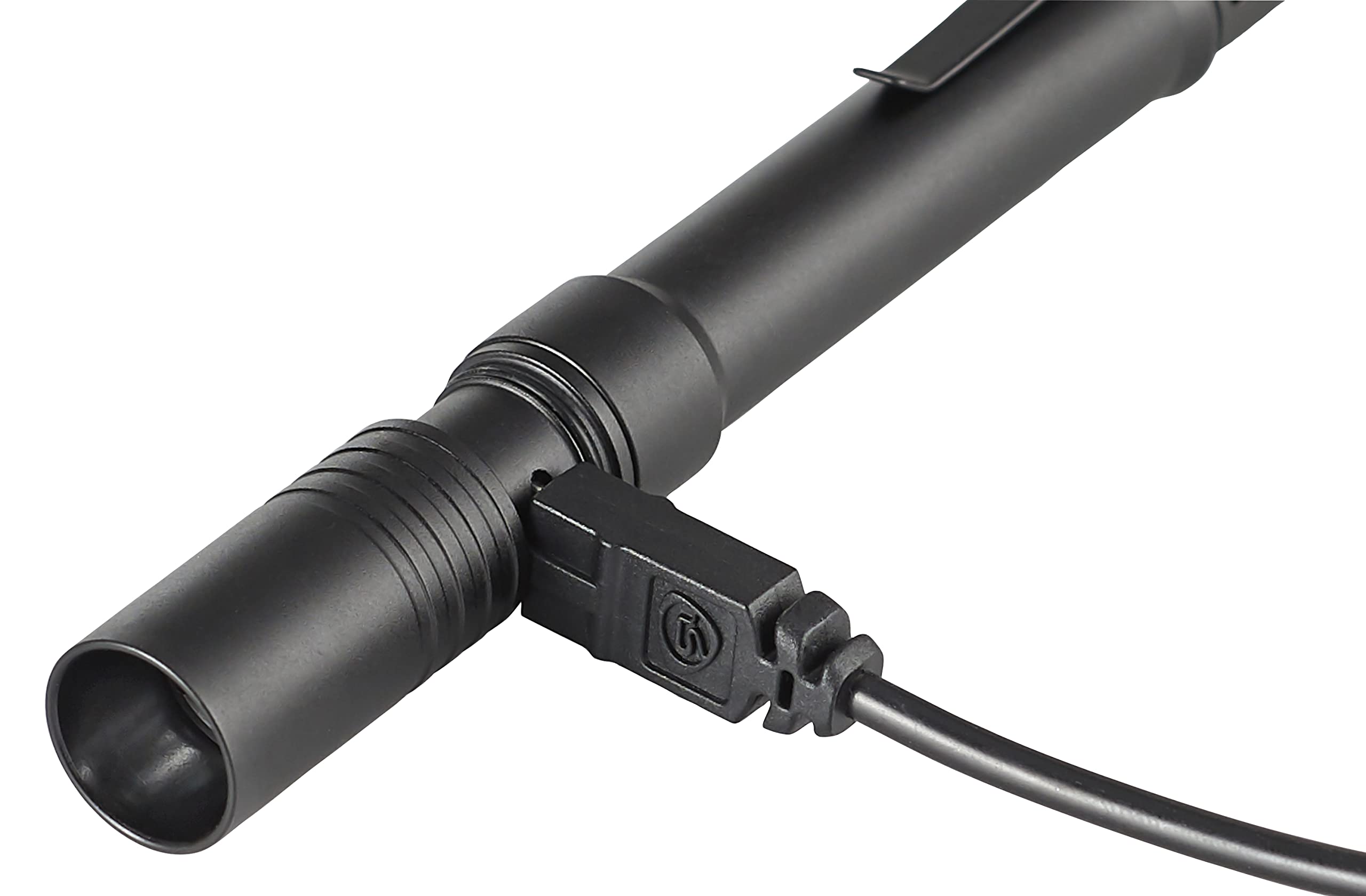 Streamlight Stylus Pro USB 350-Lumen Rechargeable Pen Light for Inspectors, Law Enforcement, and Everyday Use with USB Cable, and Nylon Holster, Black