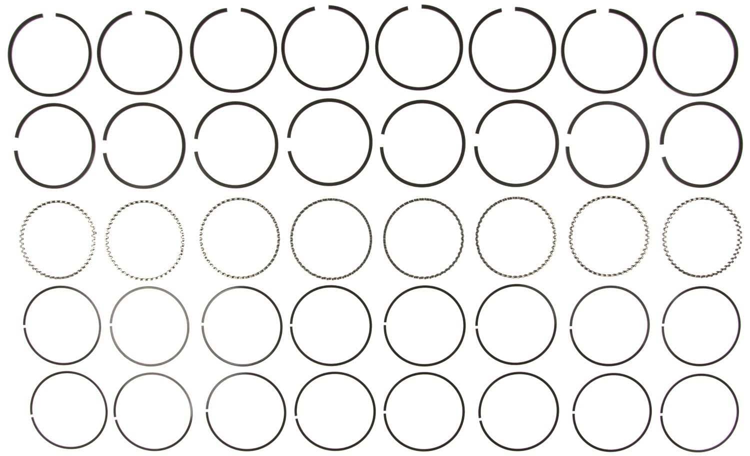 Clevite 50203CP.040 Ring Set, Clevite - Plain - Chev. 427,454 Engs. (66-77); Chev.Trk. 454(