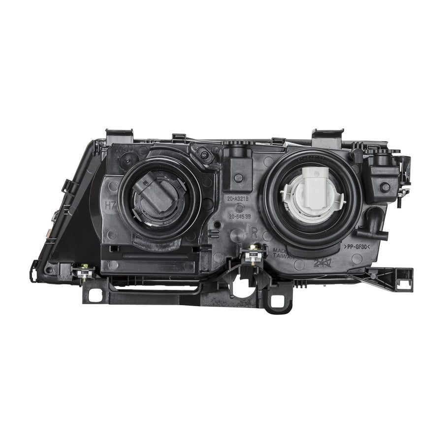 Right TYC Headlight Assembly Compatible with 2002-2005 BMW 3 Series