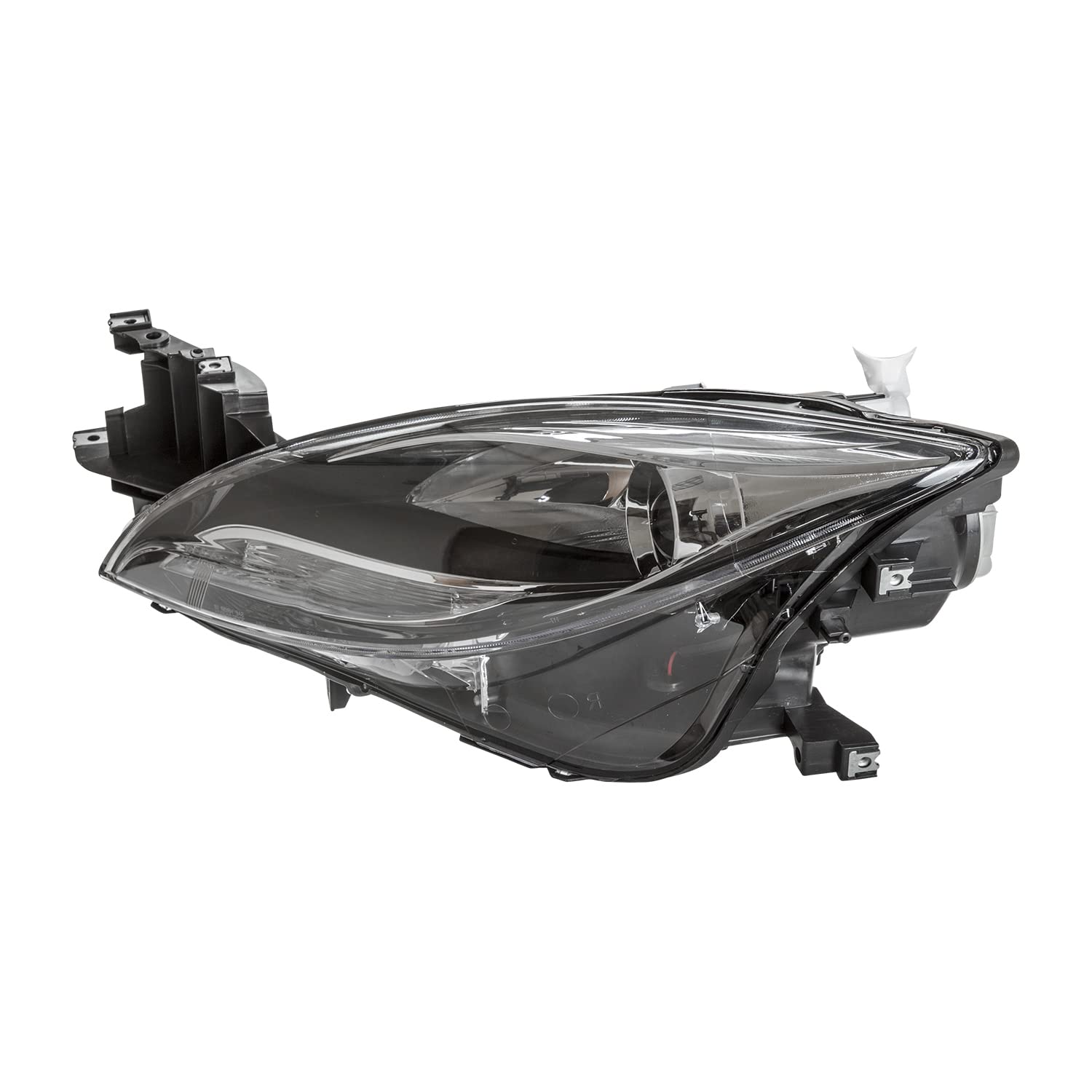 Left TYC Headlight Assembly Compatible with 2011-2013 Mazda Mazda6