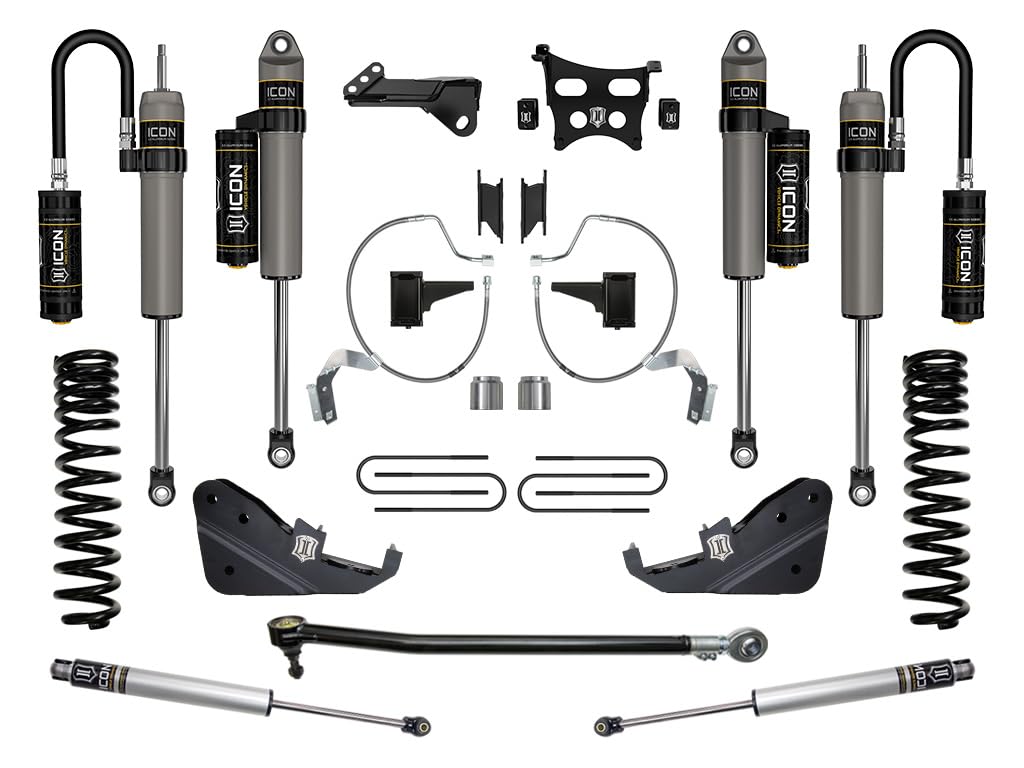 2023-2025 Ford F-250/F-350 Super Duty ICON 4WD, Diesel, 4.5" Lift, Stage 4 Suspension System