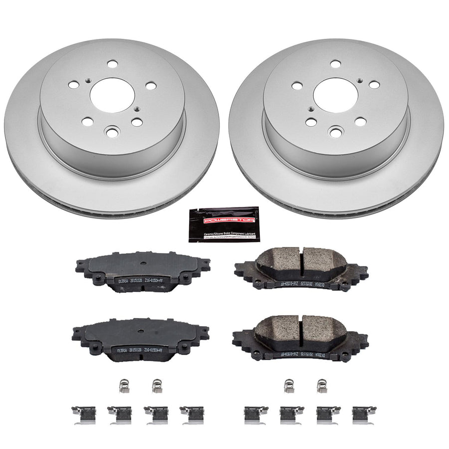 Power Stop CRK6928 Z17 Evolution Geomet Coated Brake Kit For Lexus IS250 2014-2015, Lexus IS350 2014-2015 [Model Specific]