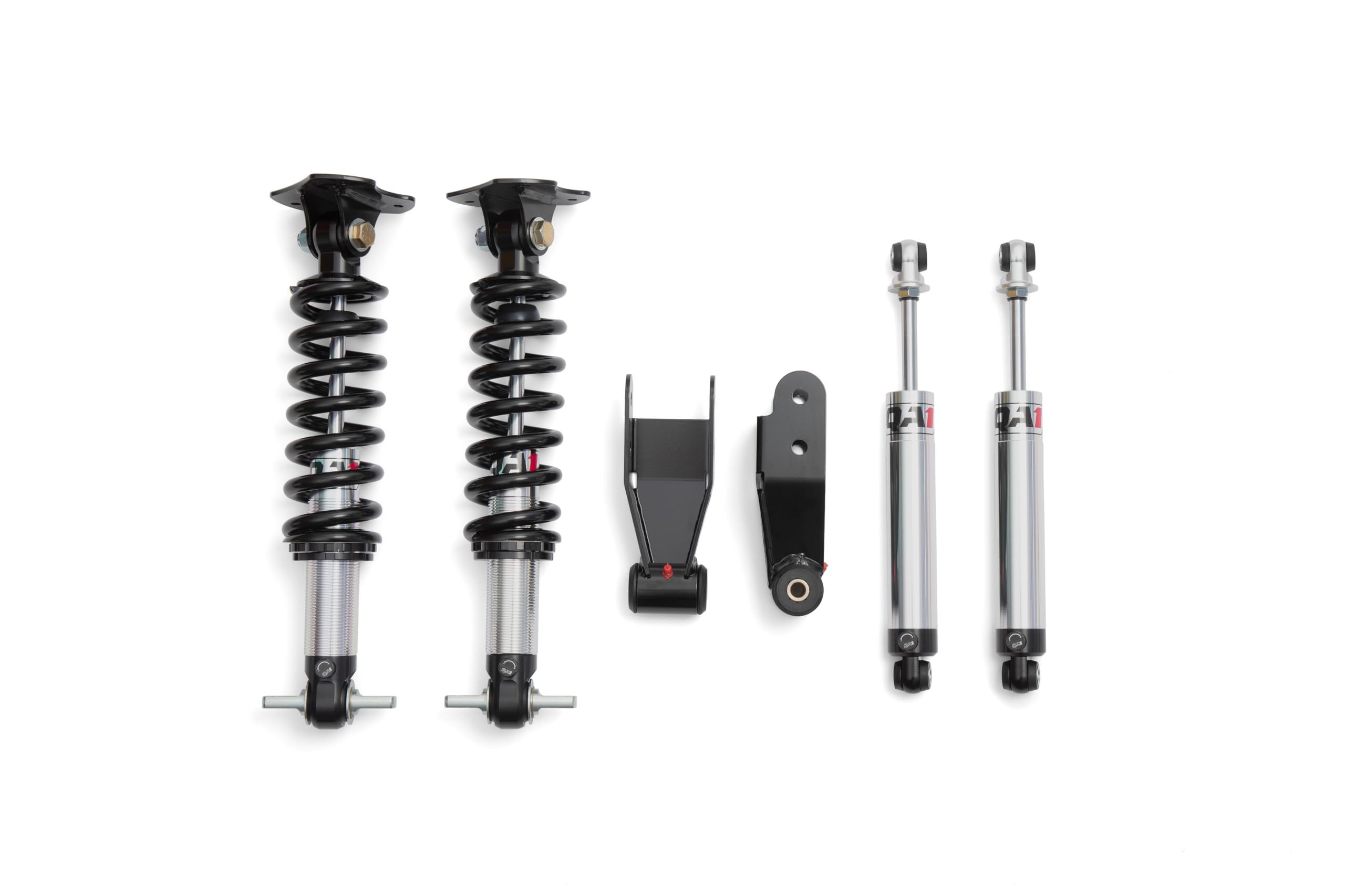 2/3 QA1 Lowering Kit fits 2007 2018 Silverado 1500 Sierra 1500 2WD Single Adjustable | All in One Solution | LK01-GMT01