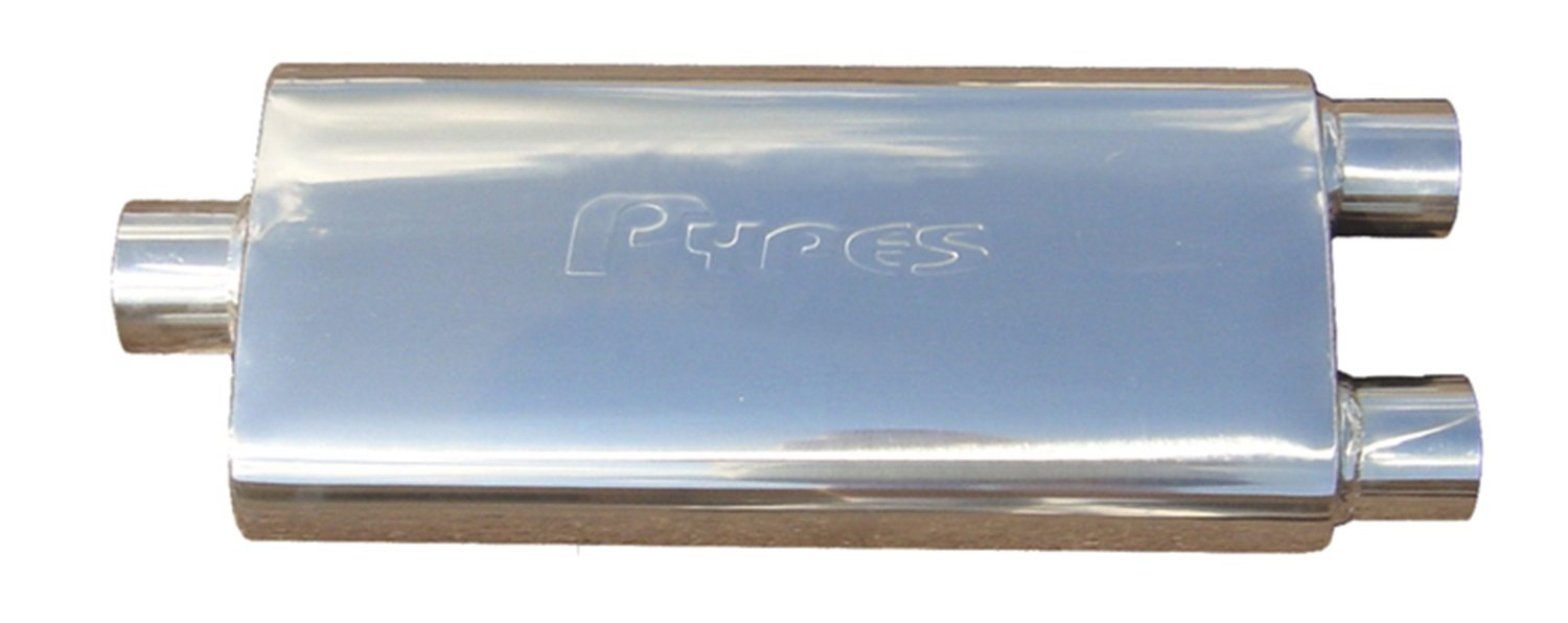 Pypes Exhaust Performance 18" 3"Ctr In 2.5" Dual Out