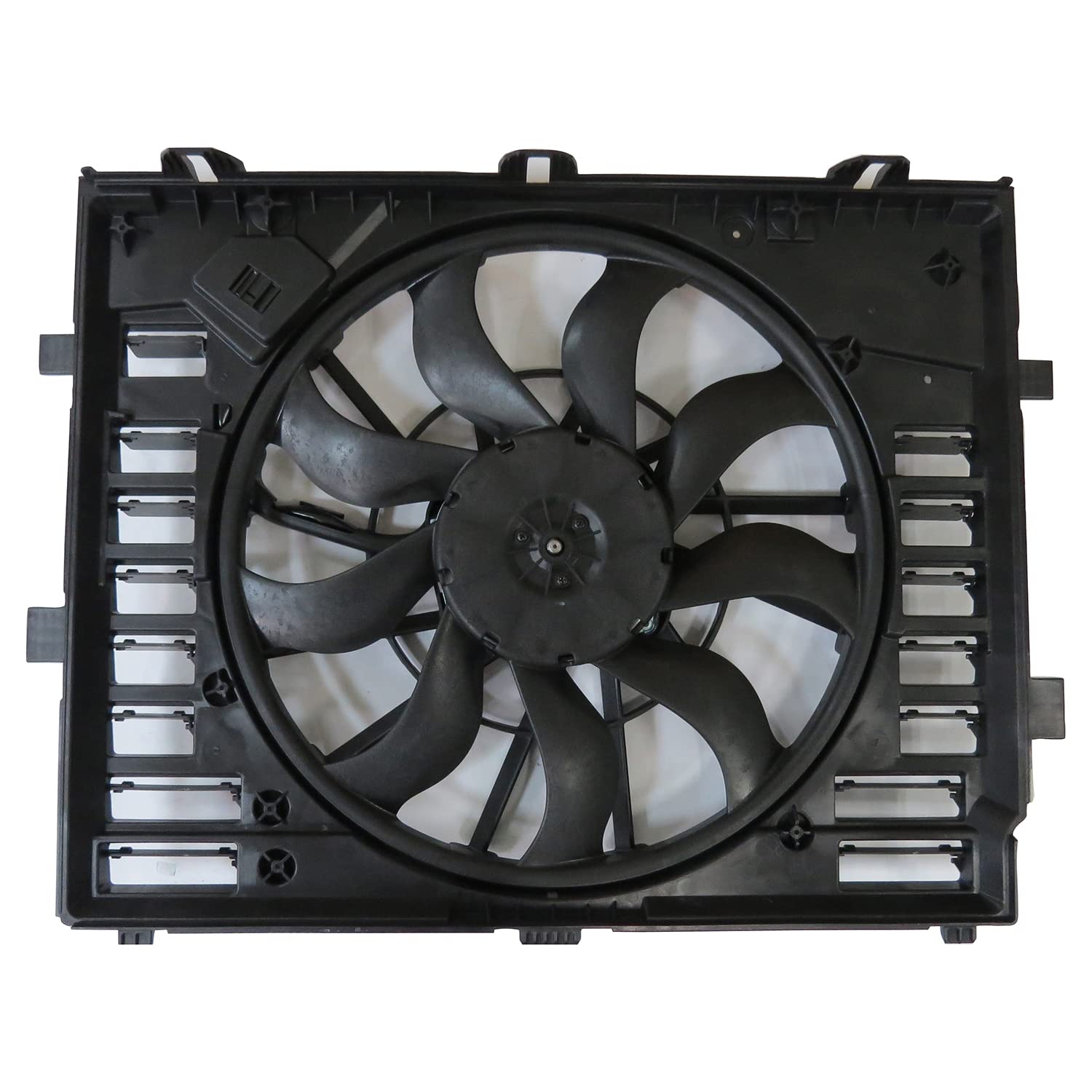 Replacement TYC 624760 Cooling Fan Assembly for Porsche Cayenne