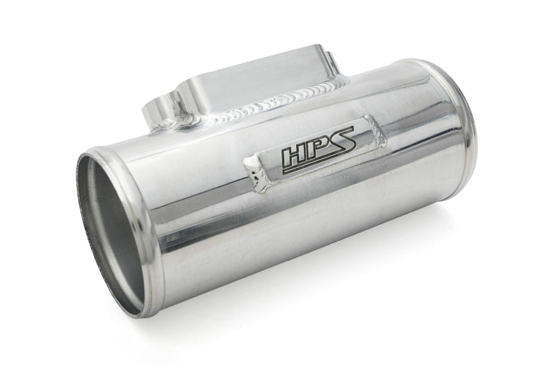 HPS 3" Polished Aluminum MAF Sensor Housing with HPS-4297 Cone Air Filter Compatible for Lexus Toyota 2JZ 1MZ 1UZ Engine, MAFT-1603