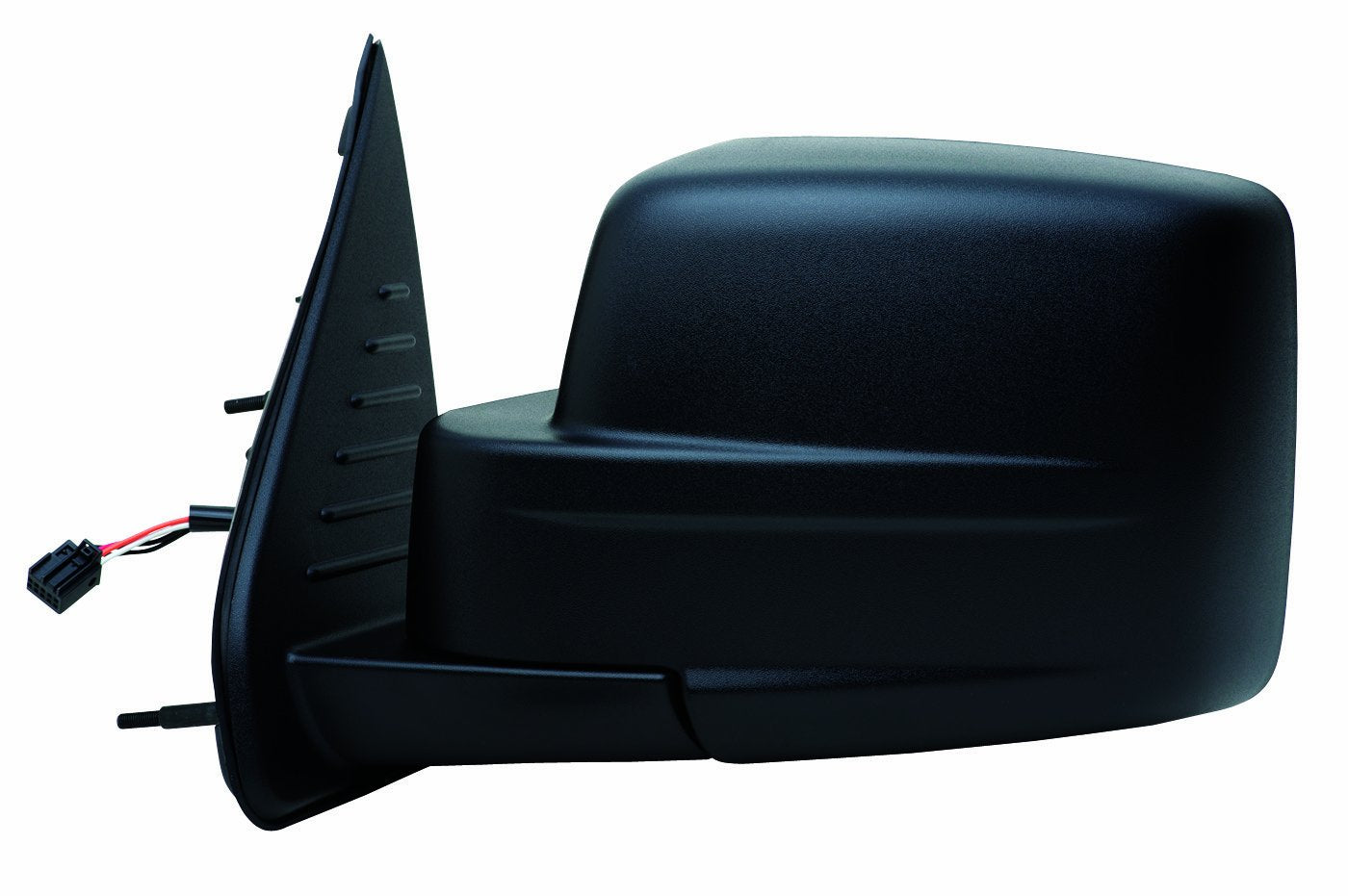 Jeep Liberty Fit System 60156C Driver Side Replacement Flat Mirror, Black