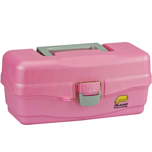 Plano Tackle Box One Tray (Pink), Premium Tackle Storage, Multi, One Size (500089)
