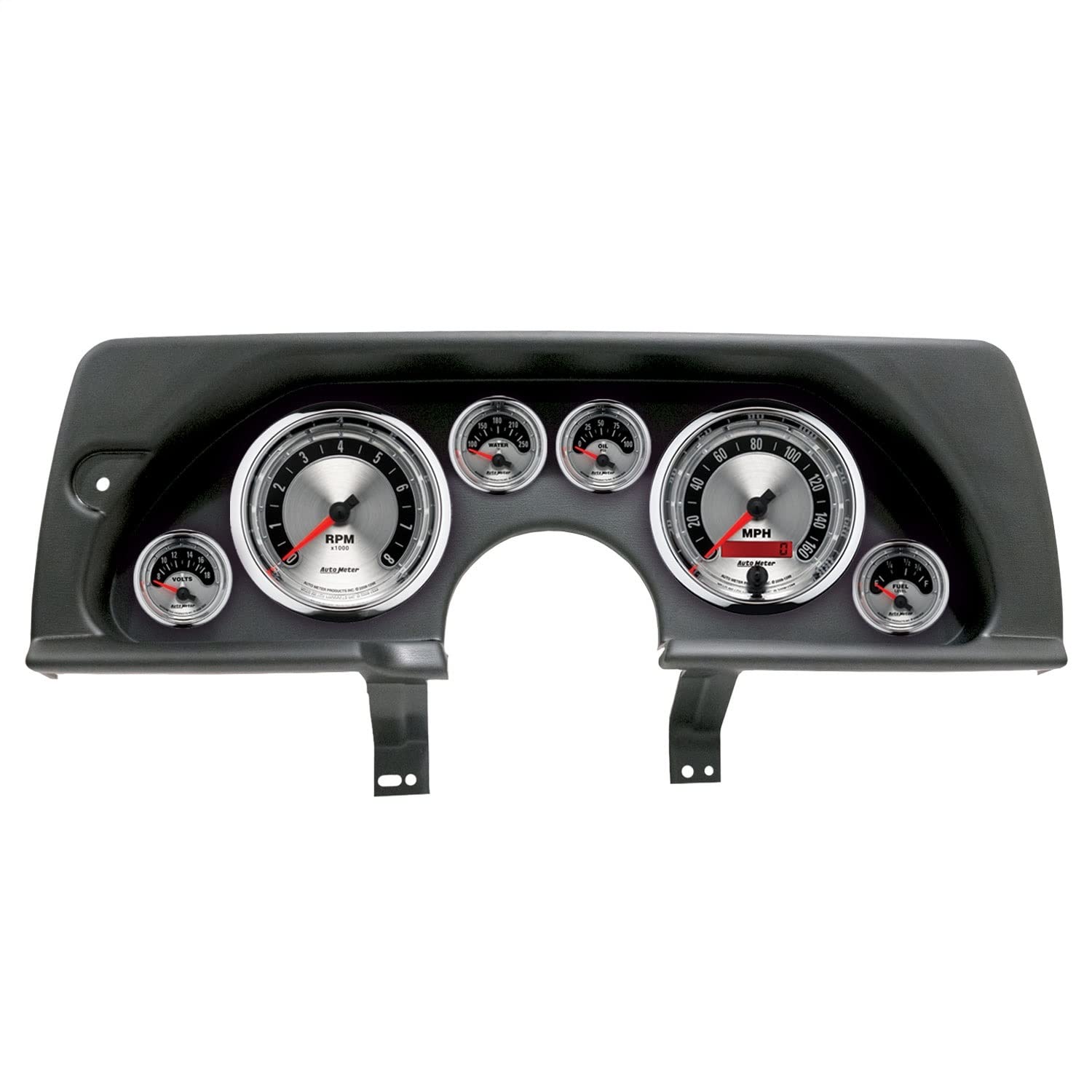 AutoMeter Dash Kit Direct Fit, (5" X2, 2 1/16" X4), Chevy Camaro 90-92, American Muscle (2926-01)