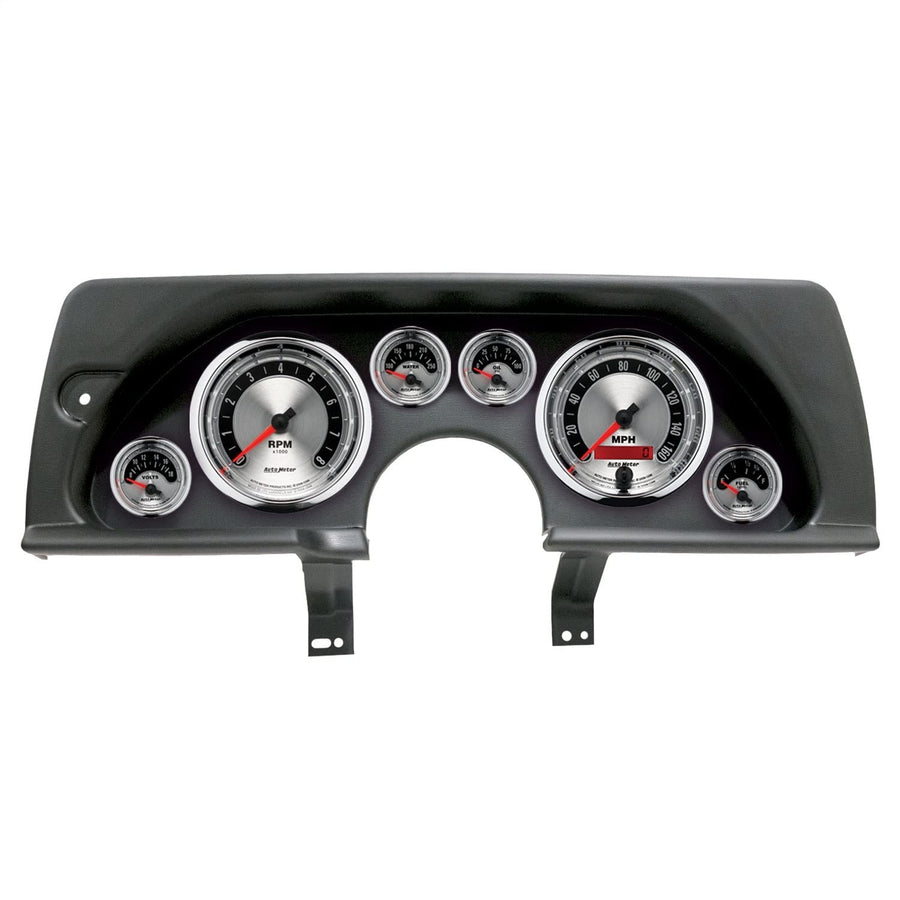 AutoMeter Dash Kit Direct Fit, (5" X2, 2 1/16" X4), Chevy Camaro 90-92, American Muscle (2926-01)
