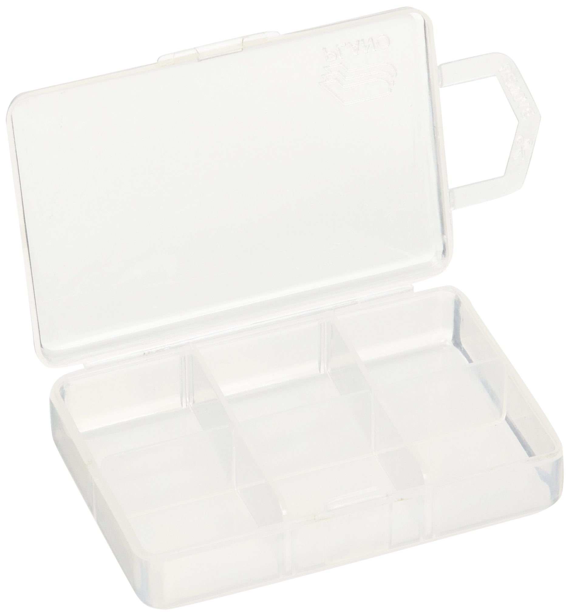Micro Plano 6 Compartment Tackle Storage Box, Premium Tackle Storage, Clear, One Size (105000)