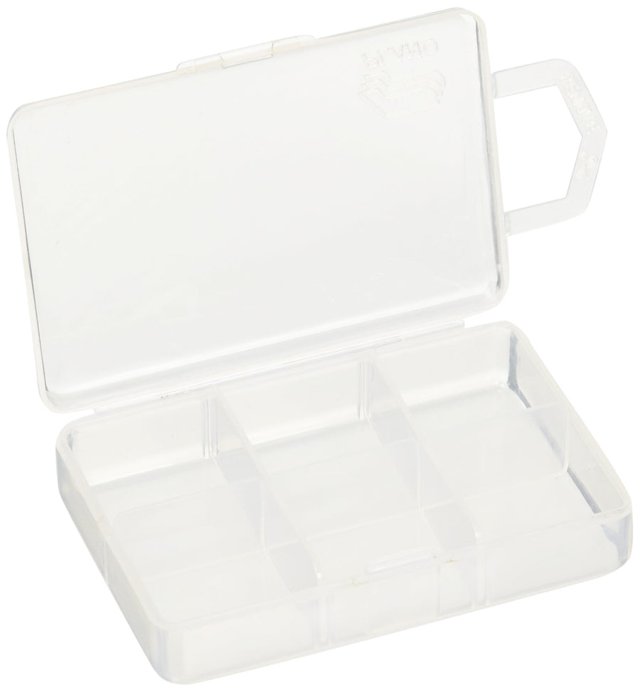 Micro Plano 6 Compartment Tackle Storage Box, Premium Tackle Storage, Clear, One Size (105000)