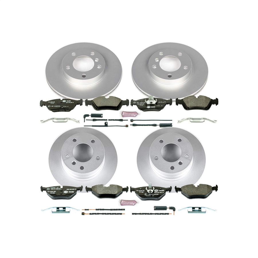 Power Stop ESK4371 Euro-Stop Brake Kit Front & Rear For BMW Z4 2003-2005 [Model Specific]
