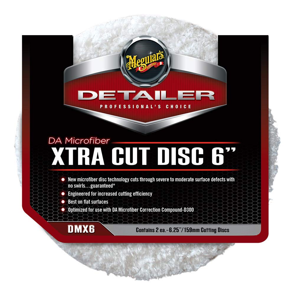 Meguiar's 6 Inch DA Microfiber Xtra Cut Disc - DMX6