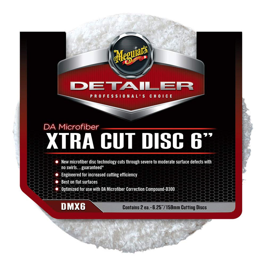 Meguiar's 6 Inch DA Microfiber Xtra Cut Disc - DMX6