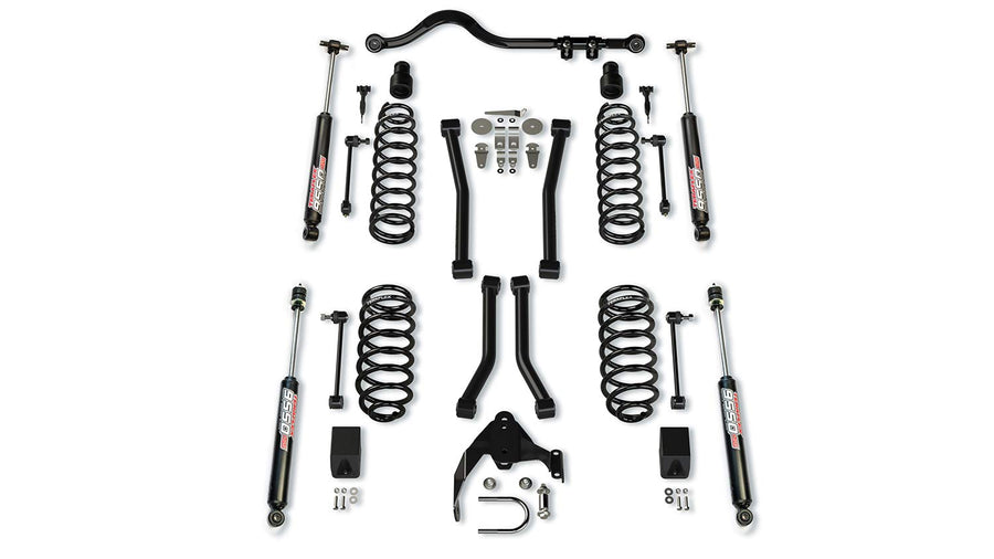 3” Lift Suspension System TeraFlex JK w/ 4 Sport Flexarms, Track Bar, & 9550 VSS Shocks